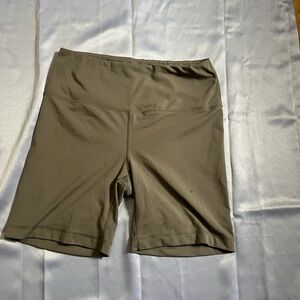 Women's Olive Bike Shorts